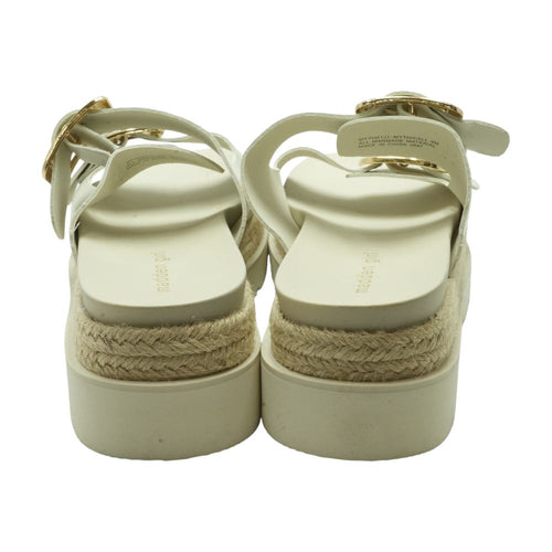 Beige Casual Slide Sandals